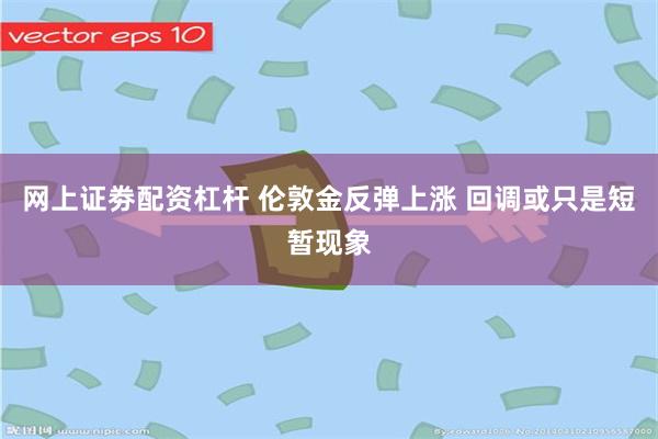 网上证劵配资杠杆 伦敦金反弹上涨 回调或只是短暂现象