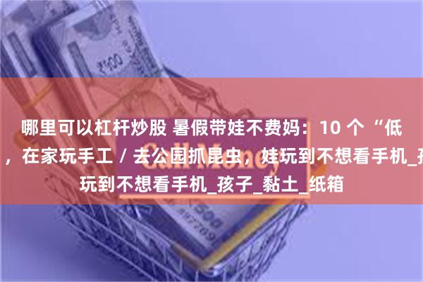 哪里可以杠杆炒股 暑假带娃不费妈：10 个 “低成本亲子活动”，在家玩手工 / 去公园抓昆虫，娃玩到不想看手机_孩子_黏土_纸箱